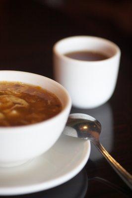 Hot Sour Soup with Hot Tea