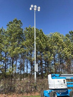 SpeedCo Truck Lube & Tire Conley, GA Completed Stadium Lights LED Retrofit.