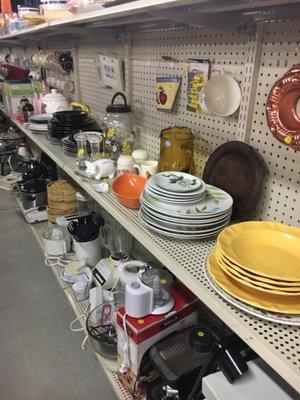 Small houseware section