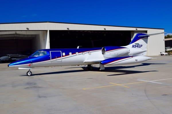 Aeromedevac's Lear-35a Jet.