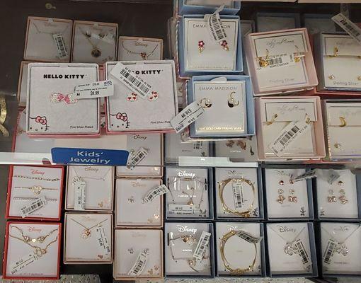 Some licensed character jewelry.