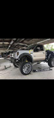 Customizing the Single cab Ford f-250