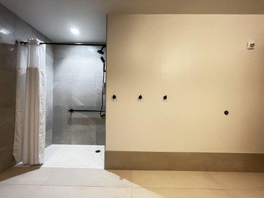 Accessible Showers are available