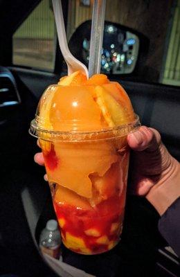 #16 light on chamoy