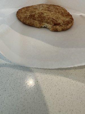 Snicker doodle cookie