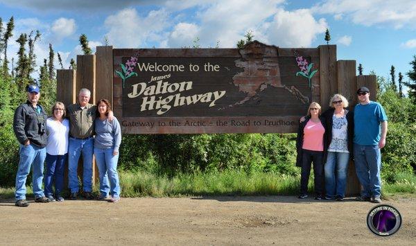 The beginning of your trip. On the famous James Dalton Highway.