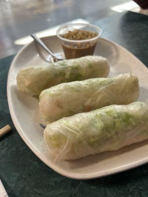 Summer roll with no cilantro.