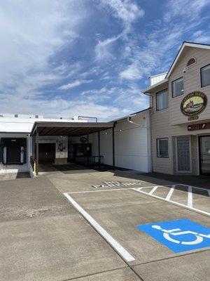 Entrance to shop