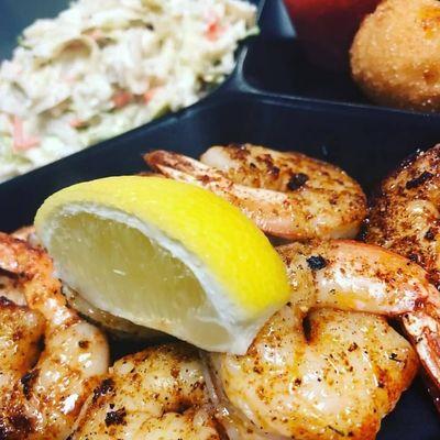 Grilled Lemon Pepper shrimp