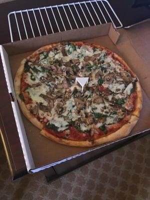 Cheese, Spinach, and Mushrooms!!!