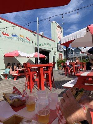 Outside patio