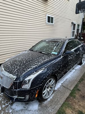 Quick Car Wash on Cadillac ATS