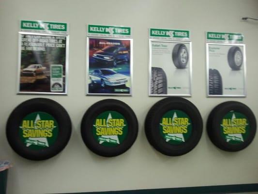 Big selection of tires!