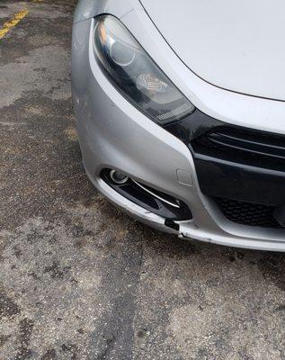 They messed up my bumper with their negligence. Simply disrespectful....