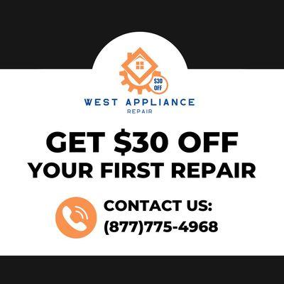 Cooktop repair, Dryer repair, Freezer repair, Grill repair, Ice maker  repair, Oven repair,Stove repair,  Range repair