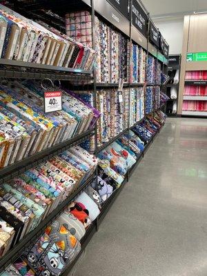 Wow lots of fabrics!