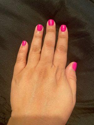 Gel manicure