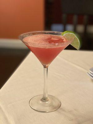 Delicious watermelon tini