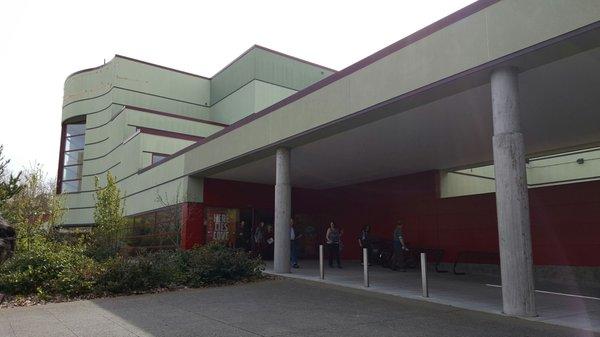 Main entrance, off Mercer at Seattle Center (saw Here Lies Love, 4/16/17)