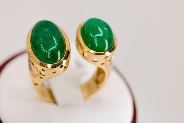 Emerald Ring 14k Gold