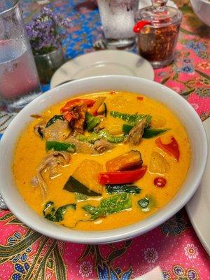 Duck Curry with pumpkin