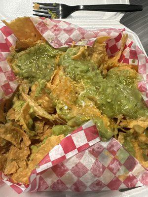 Chips and Guacamole Nachos