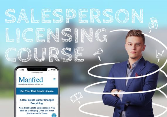 We offer 4 different ways to completed this Licensing Course https://manfredrelc.com/get-your-real-estate-license/