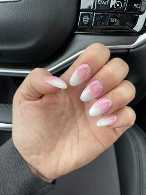 Acrylic ombré French