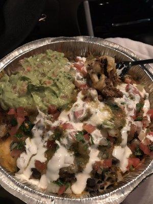 Carne asada fries yum