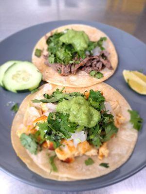 Chicken & Beef tacos