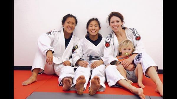 We offer a women's Jiu Jitsu class every Saturday morning so ladies come learn some Jiu Jitsu!