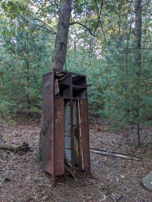 Hidden gems found off the beaten trail. Oh the spooky stories this locker could whisper!