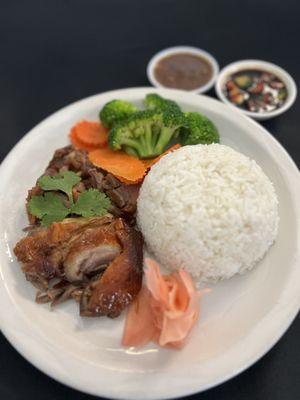 Roasted Duck over rice