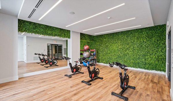 Take a spin! Your community has an elevated fitness center.