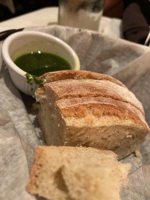 Delish Pesto and Bread!