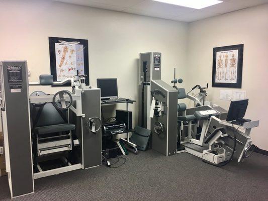 Cervical and Lumbar MedX machines