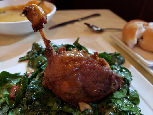 Crispy Duck Leg Confit