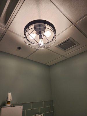 Fixture in bathroom