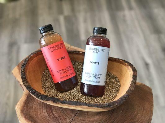 Vybes Organic beverage made with 25mg Hemp CBD https://cbdwoodstock.com/