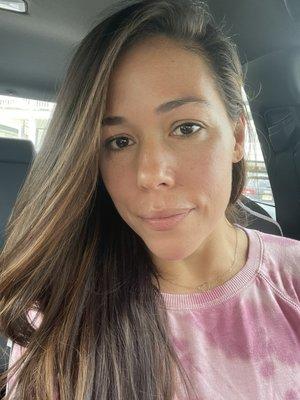 Glowing skin, no make up -39 years old!