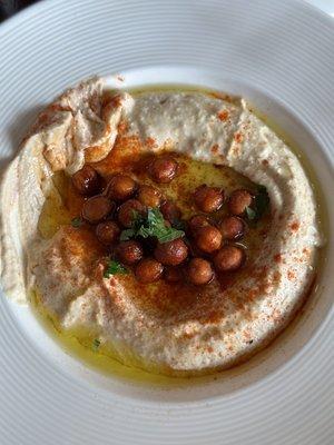 Worlds best hummus. Already dipped my pita before the photo.  Hummus