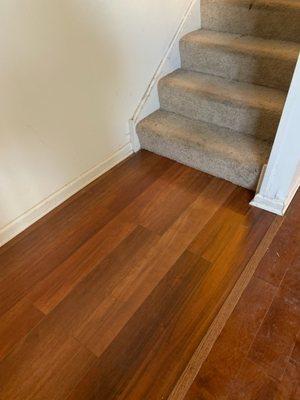 Hardwood installation