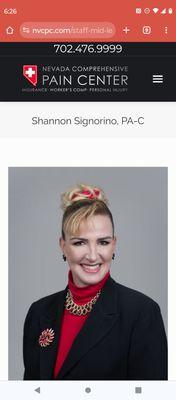 Shannon Signorino N.D., MMS, BS, PA-C, PTA and Veteran USAF