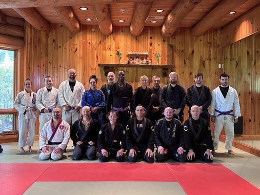 These were some of the folks who gave up their time to support my endeavor to BJJ Black Belt in September 2023. Palm to palm, thank you.