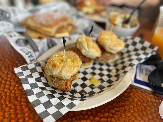 Honey Chicken Biscuits