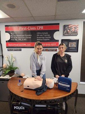 CPR training