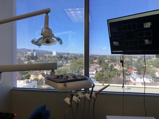 A great view while you're getting you're teeth fixed