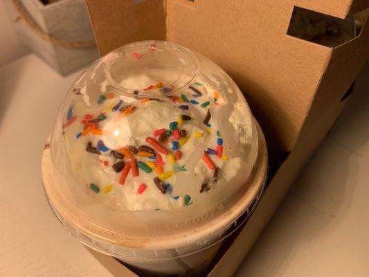 Chocolate Birthday Cake Shake