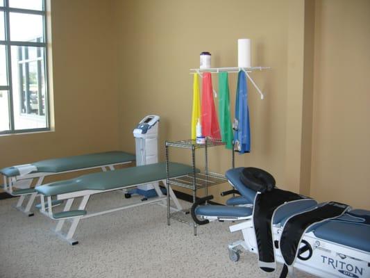 Therapy Room with Spinal Decompression Table