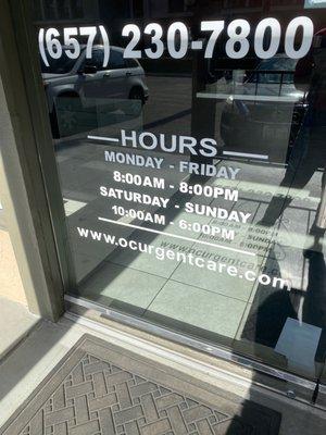 Business hours